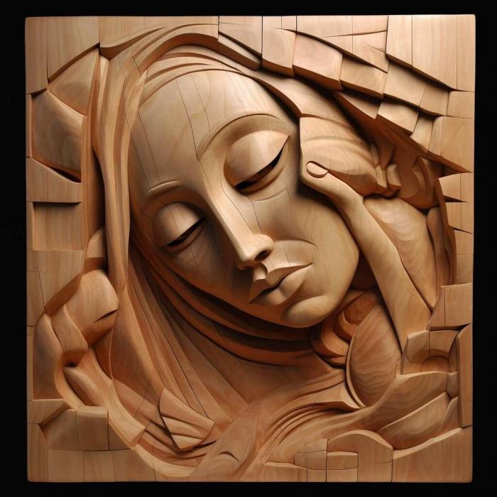 نموذج ثلاثي الأبعاد لآلة CNC 3D Art 